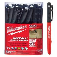 Набор маркеров Milwaukee INKZALL для стройплощадки (упак. 36 шт.) тонкий черный