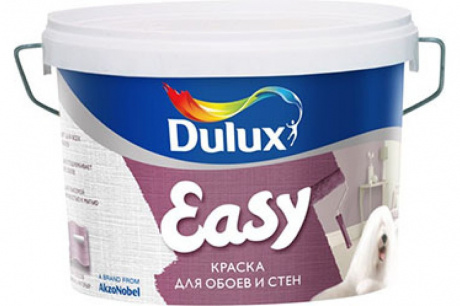 Купить Краска для стен и обоев DULUX EASY матовая Баз BW 10 л фото №1