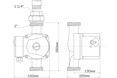 Купить Циркуляционный насос Aquario AC 328-180 фото №6