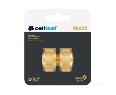 Купить Полив Муфта ремонтная латунь CELLFAST BRASS 1/2"  52-805 фото №2