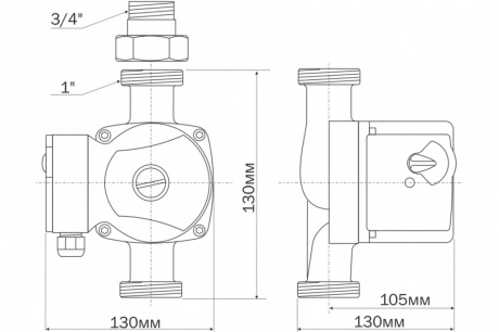 Купить Насос циркуляционный AQUARIO AС 204-130 фото №6