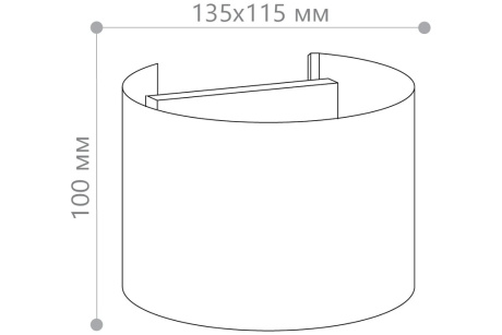 Купить Светильник FERON DH013 2*3W 4000K 450Lm 135х115х100 белый полусфера фото №8