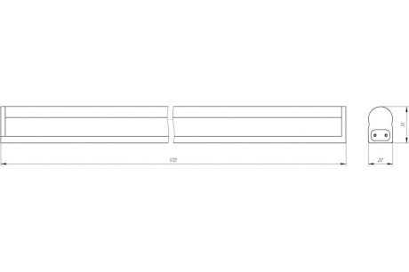 Купить Светильник меб. с/д  Эра LLED-01-08W-6500-W  Б0033304 фото №6